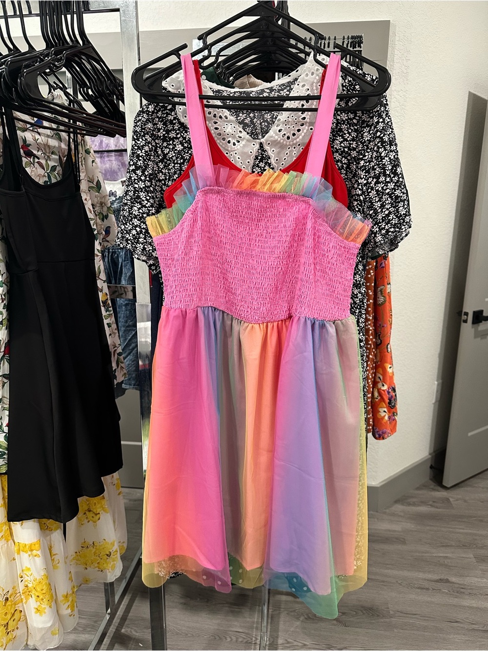 Women’s Plus Size SHEIN Rainbow Dress